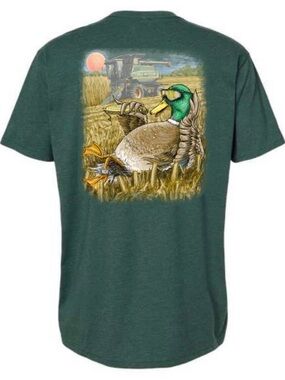 Combat Waterfowl Forrest Green Shuck Norris Vol. 1 Graphic Tee